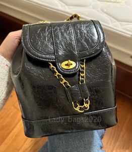 Kardinal Kırmızı Çanta Tasarımcı Zinciri Sırt Çantası Mini Klasik Kadın Çantalar Ekose Omuz Çantası Çanta Sırt Çantaları Deri Crossbody Katı Toka Sırt Çantası