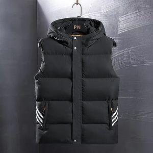 Hunting Jackets Plus Size 8XL Mens Vest Jacket Men Autumn Warm Sleeveless Male Winter Casual Waistcoat Veste Homme Clothing