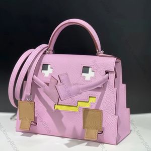 Borsa da donna di design a mano piena di lusso a specchio borsa da donna con borsa a tracolla in pelle Epsom di ultima generazione con elementi a mosaico Millennium