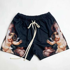 2023 Off-desiger Men Shorts Summer Fashion Beach Pants Högkvalitativ anpassad dubbellager Gymnät Grafisk svett sublimering Powerlifting