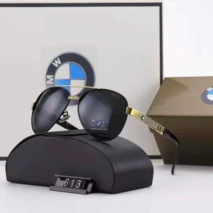 デザイナーBayerische Motoren Werke Cool Sunglasses Luxury BMW Men's Polarized4s Shop Gift Car Glasses同じメタルスポーツ屋外サングラス