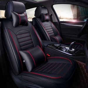 Kissen YOTONWAN Leder-Autositzbezug für Geely Alle Modelle Emgrand EC7 X7 FE1 Automobile Styling Autozubehör CarStyling 5 Sitze AA230520