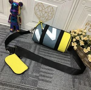 وسادة حمل أكياس الرجال أزياء Crossbody مسافرة الشبكة الناعمة الجلود