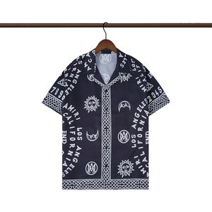 Camisa de vestido de luxo de designer de homens