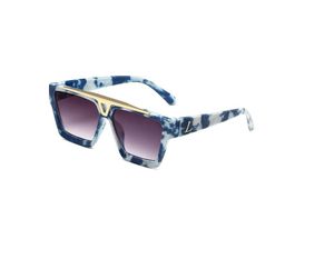 Mode Lou Top coole Sonnenbrille Sonnenbrillen für Damen und Herren Sommer L 1502 EVIDENCE Stil Anti-Ultraviolett Retro Plate Square Vollformatbrille mit Box Original