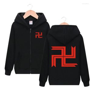 Hoodies masculino Anime Tokyo Revengers Zipper Jacket Jacket moda moda moda de streetwear legal masculino feminino unissex cosplay diariamente