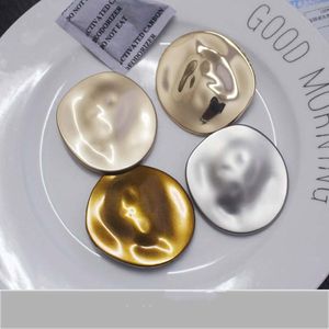 Fashion Vintage Metal Irregular Circle Round Brooch Pin Brooches For Women Men Elegant Button Badge Party Jewelry Accessories