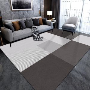 Carpets 14096 Plush Carpet Living Room Decoration Fluffy Rug Thick Bedroom Anti-slip Floor Soft Lounge Rugs Solid Large