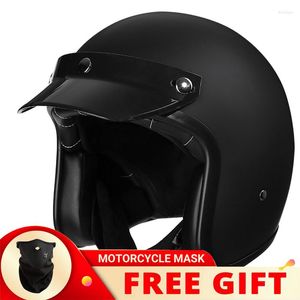 Motorcykelhjälmar Dot mode öppet ansikte hjälm Japan Korea Scooter Riding Casque Safety Chopper Style Motorcykel Jet Capacetes Para Moto