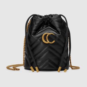 Bucket bag, fashionable and classic women's shoulder bag, unique design, high-quality crossbody bag, drawstring opening and closing work bag