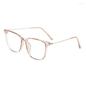 Solglasögon unisex optiska glasögon anti-blå ljus ultra TR-90 dator mode bärbar platt spegel