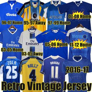 CFC Drogba 2011 Torres Retro Soccer Jerseys Lampard 12 13 Final 96 97 99 82 85 87 89 90 Football Shirt vintage Crespo Classic 03 05 06 16 COLE ZOLA Vialli 07 08 Long sleeves
