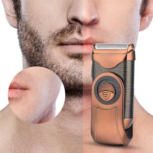 Elektrisk rakapparat Ckeyin Men's Electric Shaver Beard Trimmer Facial Hair Removal RECROCATION RACH MASHINE RECHARGABLE Mustasch Razor Cut