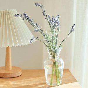 Decorative Flowers False Nordic Lavender Home Garden Decorate Artificial Plants Bonsai Pansy Day Lily