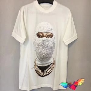 Männer T-Shirts Weiß IH NOM UH NIT Pearl Man T-Shirt Männer Frauen Hohe Qualität Maske Grafik T-Shirt Zeichen Tops Paris Kurzarm 230522