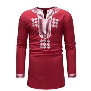 Ethnic Clothing African Traditional Direct Selling 2023 Elegent Fashion Style Men Plus Size Shirts M-3xl