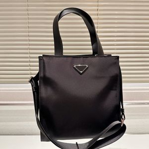 Дизайнерские сумки с сумкой для покупок квадратные черные нейлоновые высококачественные роскошные сумки для роскошной сумки на плече большой емкость женская сумочка