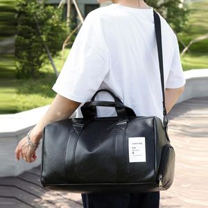 Duffel Bags Unissex Leather Bagage Baga