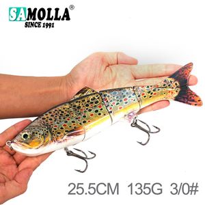 Balıkçılık Kancaları Swimbait Büyük Lures Sert Yem Ağırlıkları 145g Yüzme Bas Whopper Isca Yapay Articulos de Pesca Tuz Su 230520