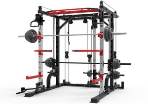 Smith machine steel squat rack gantry frame fitness home dispositivo di allenamento completo squat bench press frame18578712