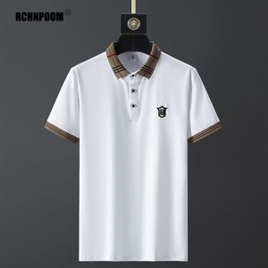 MEN S POLOS SUMMER SUMMER SEMER SEREVE POLO SHIRTS MEN MEN TRAND COTTON BUSINES