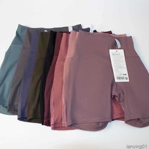 Lulus Yoga Outfits Suit Align Women's Sports High Waist Shorts 4ポイントパンツランニングフィットネスジム下着トレーニングleggingsv5ra