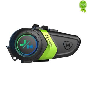 Bluetooth Motorcycle Helmet Headset Intercom for 2 Riders, 800M Waterproof Motorbike Interphone Earphone