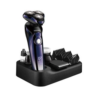 Electric Shaver MOTA Electric Shaver Wet-Dry Dual Use Water Proof Electric Razor Nose Ear Hair Trimmer Rechargeable Shaving Machine for Men G230522
