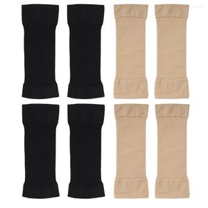 Women's Shapers 4 Pairs Slimming Wrap Belt Burn Fat Weight Loss Elastic Arm Shaper Sleeves For Women Girl Lady Female