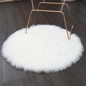 Carpets 30CM Soft Artificial Sheepskin Rug Chair Cover Bedroom Mat Wool Warm Hairy Carpet Seat Textil Fur Area RugsCarpets