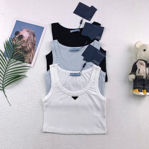 Womens Tanks Summer Fashion Knits Vests Casual Short T Shirt Graphic Knit Tees Breathable Soprt Camis Tank Woman Vest Tops 23ss
