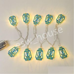 Other Festive Party Supplies Eid Alfitr Decorations 1.6Meters 10 Lights Middle East Arab Muslim Ramadan String Light Home Ornament Dhxur