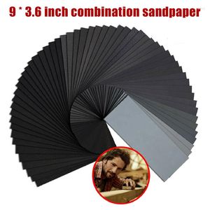 Car Washer 36pcs Sandpaper 3000 2500 2000 1500 1000 800 600 400 320 240 180 120 Grits Wet Dry Soft Paint