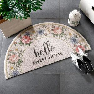 Carpets Long Lasting Entry Door Mat Wear Resistant Entryway Letter Print Heavy Duty Outdoor Welcome Rug Dirt Trapper