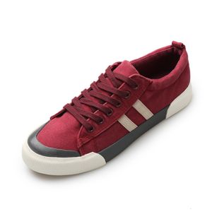 Klädskor kvalitet mens canvas retro Hong Kong Wild Low Youth Sports Flat Student Casual Vulcanize 230520