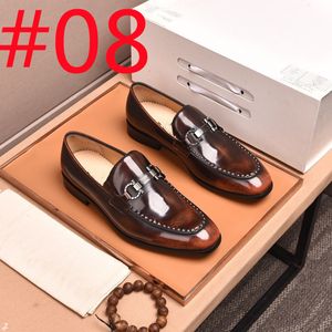 23SS 23Model Men Brogue British Oxford Designer Dress Scheme maschio Gentleman Calzature in pelle genuina Zapatos Hombre Flats Nappel Miclo