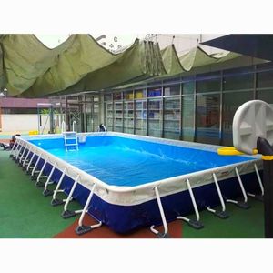 Large Above Ground Inflatable Swimming Pool Frame Pool Inflatable Amusement Water Park Portable Frame Pool OEM Size