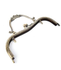1pcs DIY 205см Бронзовый серебряный винтажный элегантный женский кошелек сцепление сцепление сцепление с ручкой Diy Adnughate Knurling5617996