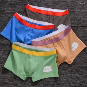 Underpants Preferential Price Mens Underwear Cotton Breathable Boys Cute Print Boxer Shorts