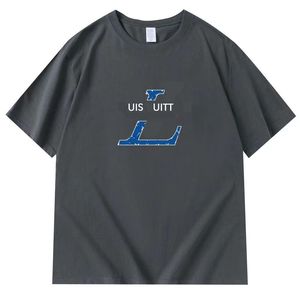 23SS Mens T Shirt Tasarımcı T Shirt Erkekler Tees Saf Pamuk Nefes Alabilir Işık Lüks Üst düzey Mektup Baskı Çiftler için Rahat ve Çok Yönlü Aynı Giyim