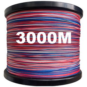 Braid Line 3000M 1000M Saltwater 8 fili 4 PE Fishing Braided 18 88LB Smooth Multifilament Super Durable Pesca 230520