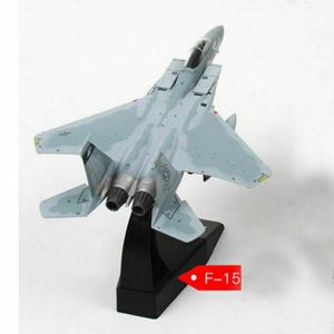 Vorrätiges Flugzeugmodell F-15 Eagle im Maßstab 1:100, Legierungs-Druckgussmodell, taktisches Kampfflugzeug der US-Luftwaffe, Flugzeugmodell, Spielzeug, Geschenke 230522