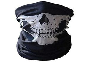 Factory Party Decoration Festival Skelet Skull Mask Neck Gaiter Outdoor Motorcycle Bicycle Gators Warmer Ghost Half Face Scarf B9823079