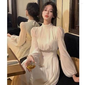 Casual Dresses Long Sleeve Elegant For Women Formal Occasion French Princess Female Party Birthday Evening Pretty Dress
