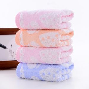 26*50cm Towels Baby Girl Boys Washcloth Newborn Cute Cartoon Bath Towel Kids Hand Towel Baby Stuff Toddler Infant Stuff