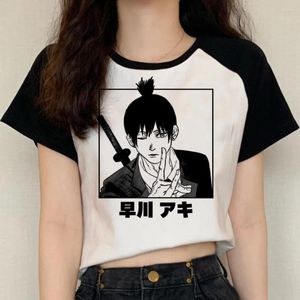 Magliette da uomo Chainsaw Man Tshirt Men Harajuku Shirt Manga 2000s Abbigliamento