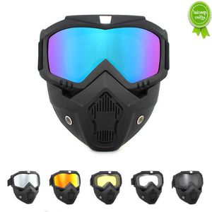 Car New Outdoor Sport Windproof Mask Goggle HD Motorcycle Glasses Snowboard Eyewear Riding Motocross Summer UV Protection Sunglasses