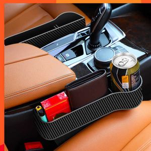 Nuovo organizzatore di riempimento del divario del seggiolino auto tra l'organizzatore dell'auto del sedile anteriore e la scatola portaoggetti Console in plastica premium automatica con portabicchieri