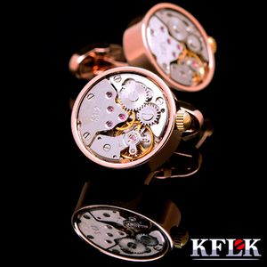 KFLK Jewelry Frush Rink Bufflink для мужских кнопок для манжеты для бренда часы для движения манжеты манжеты высококачественные ювелирные изделия abotoaduras gemelos