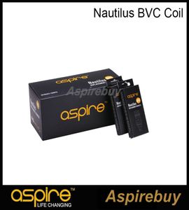 Aspire Nautilus BVC Coil Head High Quality Nautilus Atomizer Coil för Nautilusmini2 Atomizer Clearomizer 100 Autentic1282044